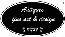 Antiques line art & design logo